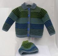 Baby Jacke mit Muetze